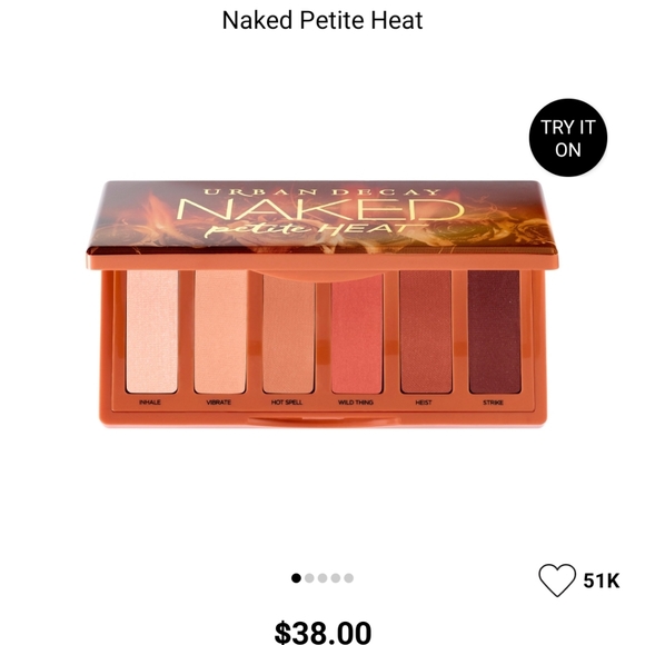 💫2FOR$40 💫 Urban decay naked petite heat